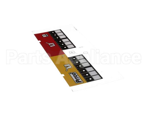 A6096501 Pitco Label,Ovrelay 2 Zn Blank