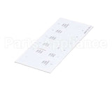 A6097102 Pitco Label,Ssh60W Right Hand Finish