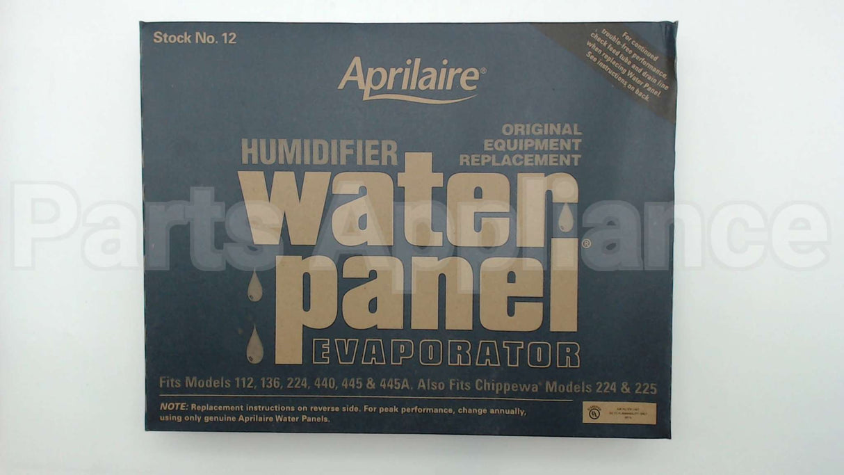 12 Aprilaire Water Panel