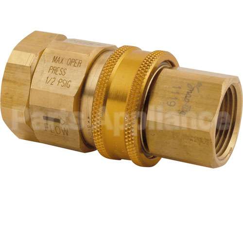 AG5E Compatible TS Brass Disconnect, Quick, 1", T&S