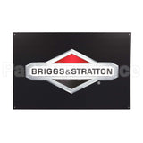 AM9873A Briggs & Stratton Blk Alum Logo Sgn 3X2
