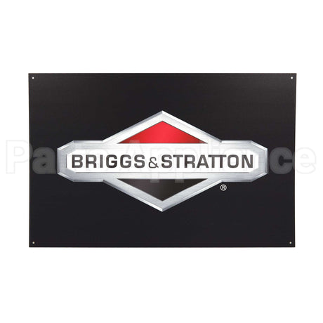 AM9873A Briggs & Stratton Blk Alum Logo Sgn 3X2