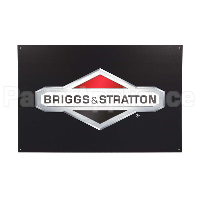 AM9873A Briggs & Stratton Blk Alum Logo Sgn 3X2