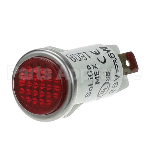 AT0E1800-2 Compatible Accutemp Light, Indicator, Red, 28V, .6W