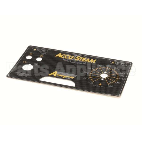 AT2L-2715-3 Compatible Accutemp Overlay, Control Panel