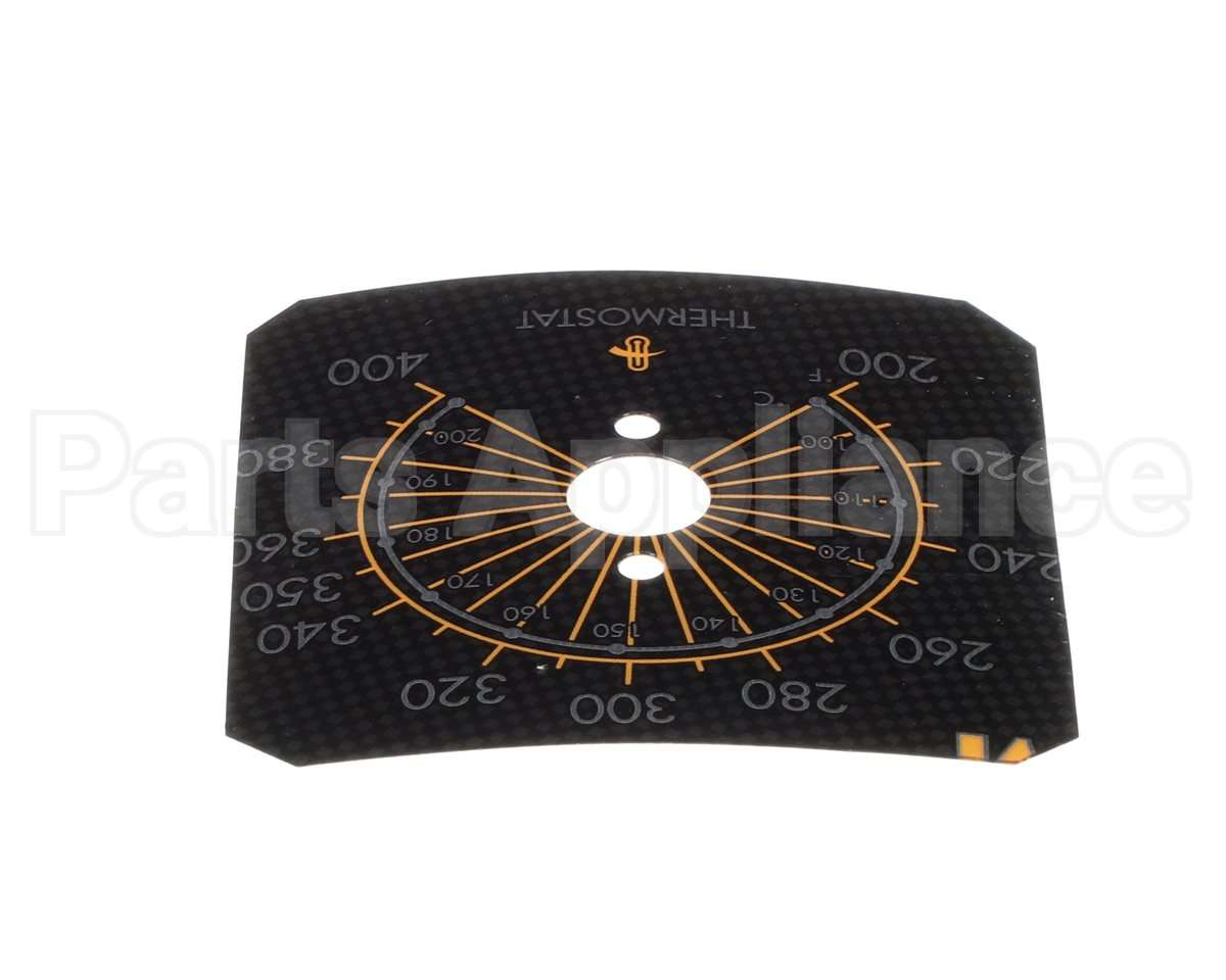 AT2L-2715-5 Accutemp Overlay, Control Panel Elec/Gas Internal