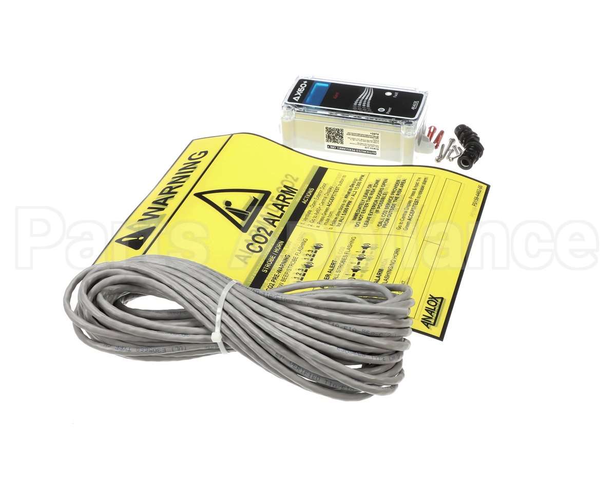 AX60RSYBE Analox Sensor Ax60+ Alarm, Hard Wired, Blue Strobe, In