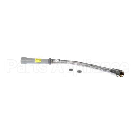 B-0018-H T&S Brass Hose, 18 Flexible Stainless Steel