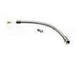 B-0024-H2A T&S Brass Flexible Stainless Steel Hose, Less Hand