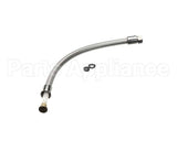 B-0024-H2A T&S Brass Flexible Stainless Steel Hose, Less Hand