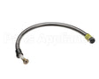B-0028-H2A T&S Brass Hose, 28 Flexible Stainless Steel, Less