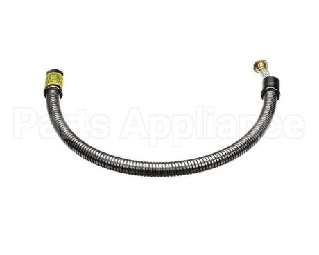B-0028-H2A T&S Brass Hose, 28 Flexible Stainless Steel, Less