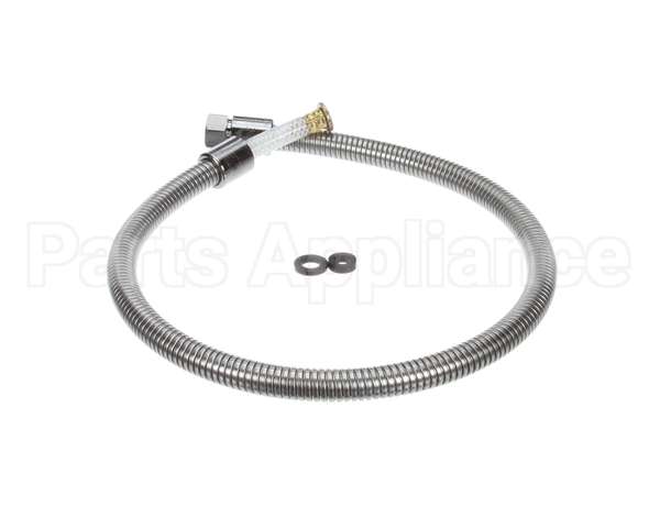 B-0040-H2A T&S Brass Hose, 40 Flexible Stainless Steel, Less
