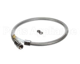 B-0040-H2A T&S Brass Hose, 40 Flexible Stainless Steel, Less