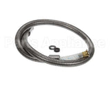 B-0042-H2A T&S Brass Hose, 42 Flexible Stainless Steel, Less