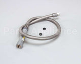 B-0044-H T&S Brass Hose, 44 Flexible Stainless Steel (Gray