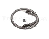 B-0044-H2AE T&S Brass Hose, 44 Flexible Stainless St