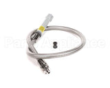 B-0044-HF T&S Brass Hose, 44 Flexible Stainless Steel With A
