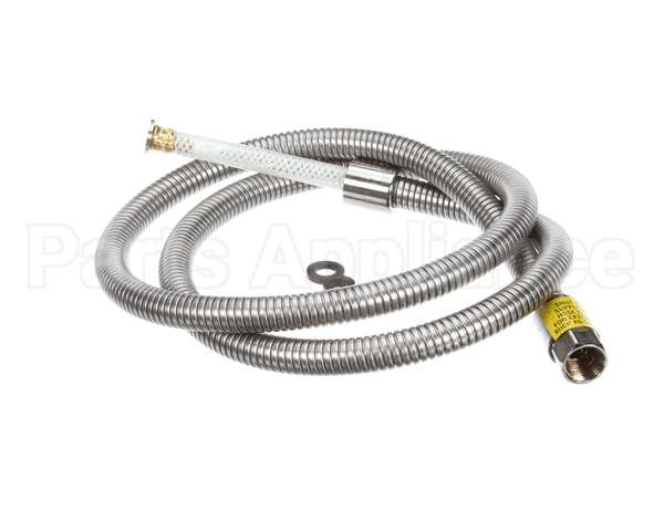 B-0068-H2A T&S Brass Hose, 68 Flexible Stainless Steel, Less