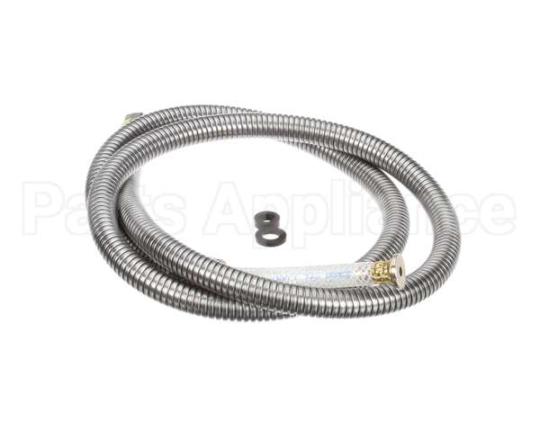 B-0068-H2A T&S Brass Hose, 68 Flexible Stainless Steel, Less