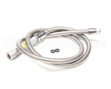 B-0072-H T&S Brass Hose, 72 Flexible Stainless Steel (Gray