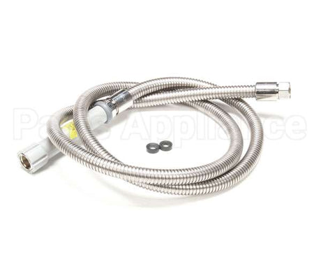 B-0072-H T&S Brass Hose, 72 Flexible Stainless Steel (Gray