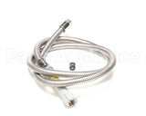 B-0072-H T&S Brass Hose, 72 Flexible Stainless Steel (Gray