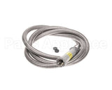 B-0096-H T&S Brass Hose, 96 Flexible Stainless Steel (Gray