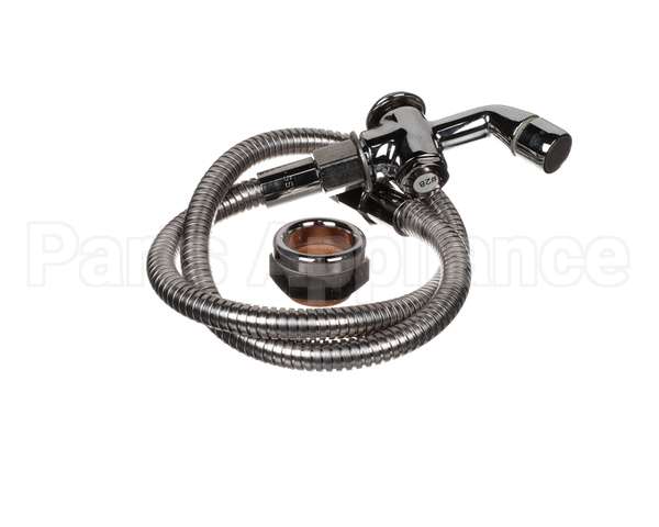 B-0101-BKF T&S Brass Push Button Spray Valve, 36 Stainless Fl
