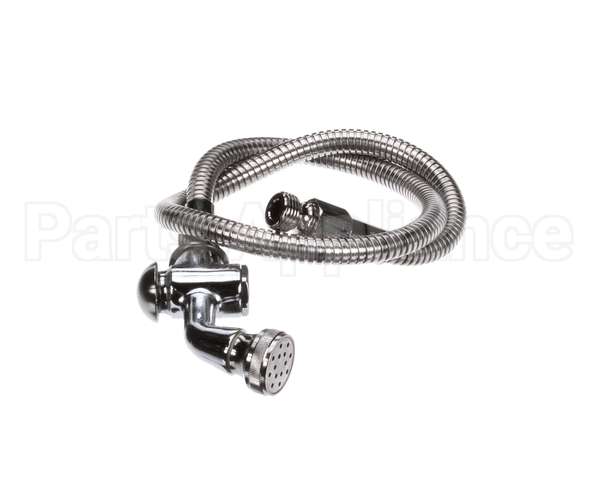B-0101 T&S Brass Spray Valve W/ Rosespray Head & 38 Flexi