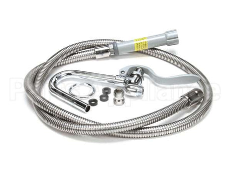 B-0102-A T&S Brass Pot & Glass Filler, Hook Nozzle, 68 Flex