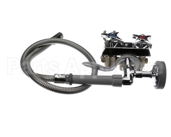 B-0105 T&S Brass Spray Valve And Wall Hook Outlet With St