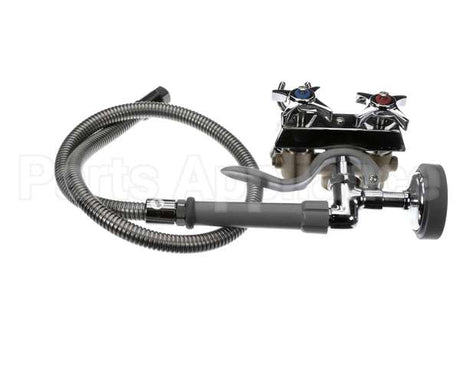 B-0105 T&S Brass Spray Valve And Wall Hook Outlet With St