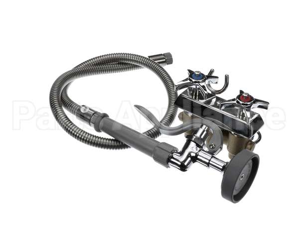 B-0105 T&S Brass Spray Valve And Wall Hook Outlet With St