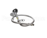 B-0106 T&S Brass Spray Valve With Brush And 44 Flexible S