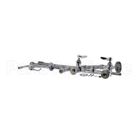 B-0131-B T&S Brass Pre-Rinse, Overhead Swivel Arm, 8 Wall M