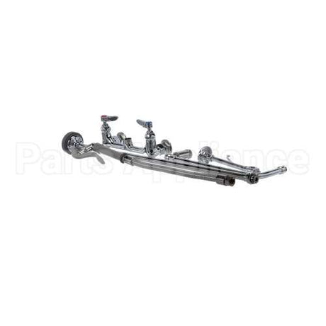B-0131-B T&S Brass Pre-Rinse, Overhead Swivel Arm, 8 Wall M