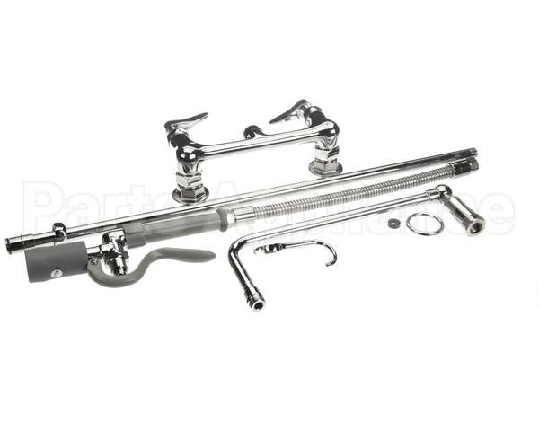 B-0131-C T&S Brass Prerinse Overhead Swivel Arm Wall Mou