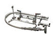 B-0133-12-CR-B T&S Brass Pre-Rinse Unit W/ Ceramas & Wall Bracket