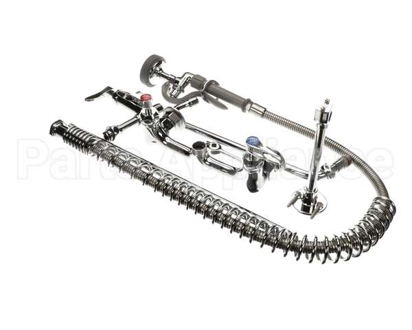 B-0133-12-CR-B T&S Brass Pre-Rinse Unit W/ Ceramas & Wall Bracket