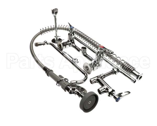 B-0133-12-CR-B T&S Brass Pre-Rinse Unit W/ Ceramas & Wall Bracket