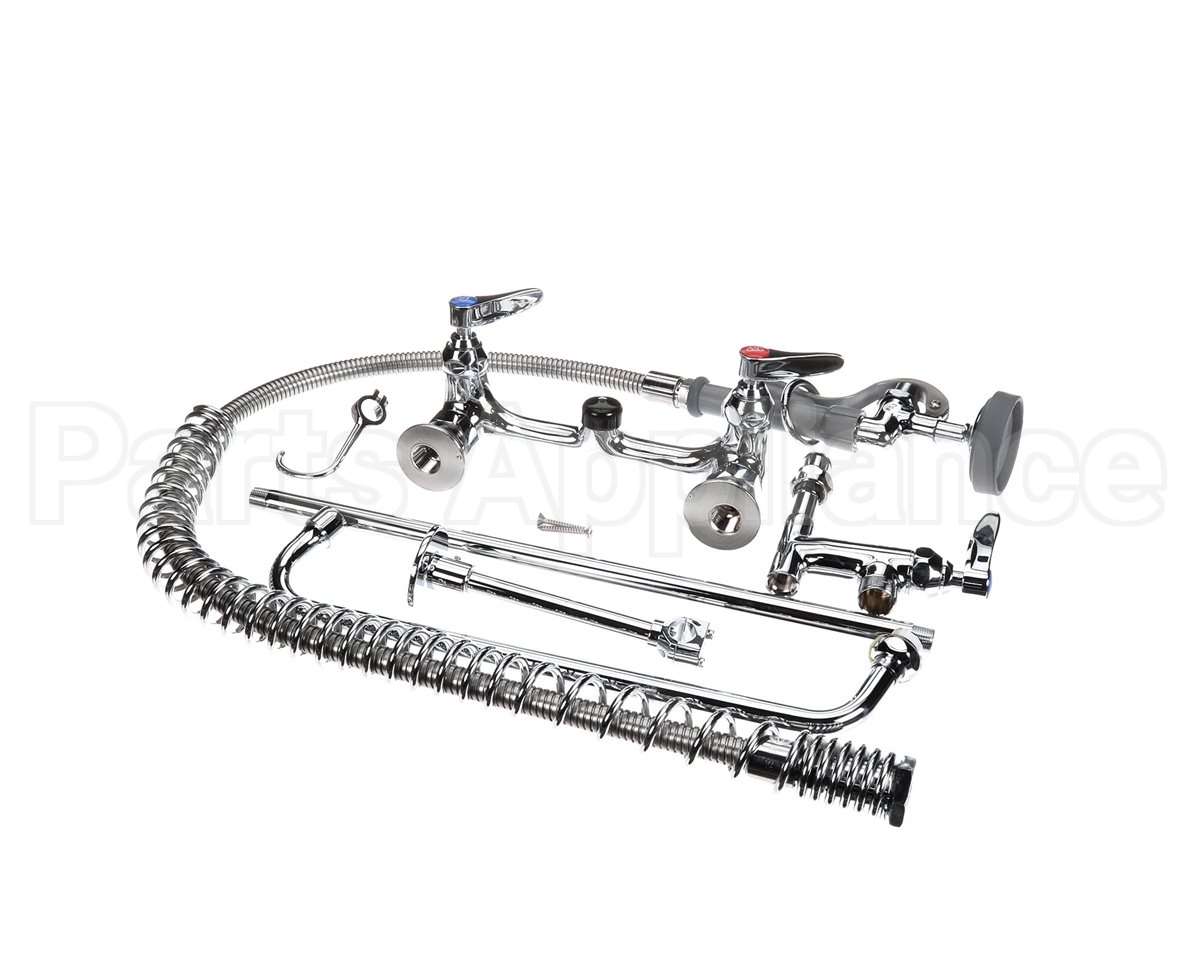 B-0133-ADF14-B T&S Brass Easyinstall Pre-Rinse, Spring Action, 8