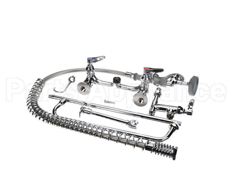 B-0133-ADF14-B T&S Brass Easyinstall Pre-Rinse, Spring Action, 8