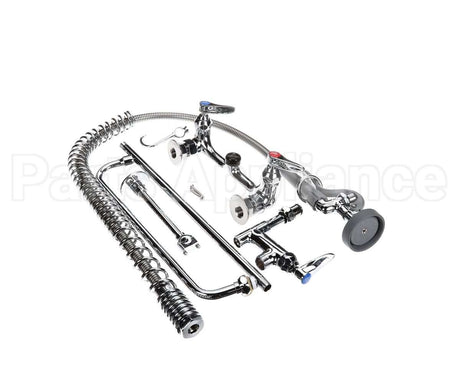 B-0133-ADF14-B T&S Brass Easyinstall Pre-Rinse, Spring Action, 8