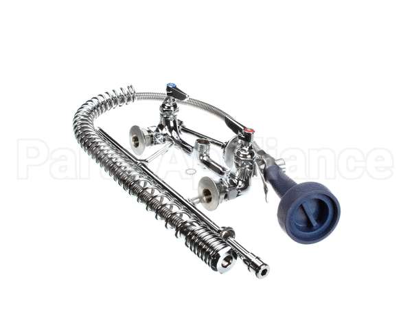 B-0133-B08 T&S Brass Easyinstall Pre-Rinse: 8 Wall Mount, 1/2