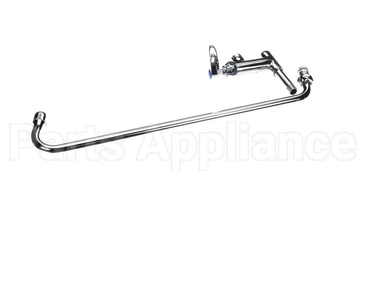 B-0157 T&S Brass Addon Faucet 18 Nozzle Lever Handle