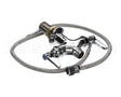 B-0200-LN T&S Brass Double Pantry Base Faucet, Swivel Outlet
