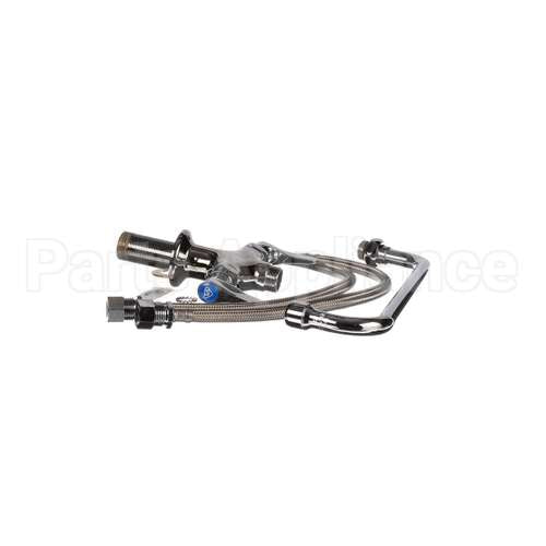 B-0201 T&S Brass Double Pantry Faucet, Single Hole Base,