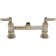 B-0220-LN Compatible TS Brass Faucet Base - Deck, 8" Ctr