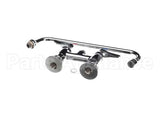 B-0225-CR T&S Brass Double Pantry Faucet Deck Mount 4 Cent